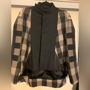 Rick Owens FW14 Mountain Plaid Poncho! Runway piece! Excellent condition!